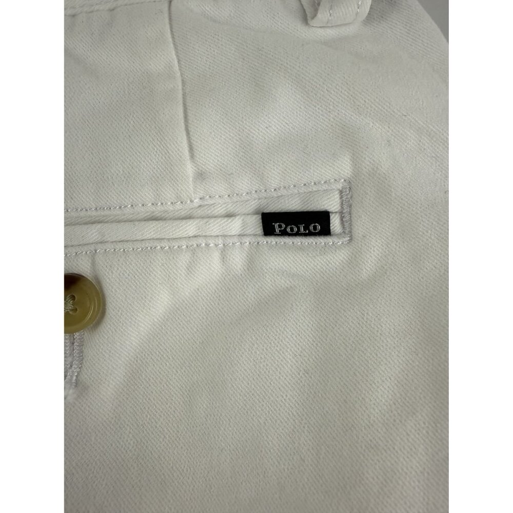 Polo Ralph Lauren Chino Shorts Men’s 35x9 Classic Fit White Cotton - Picture 9 of 9
